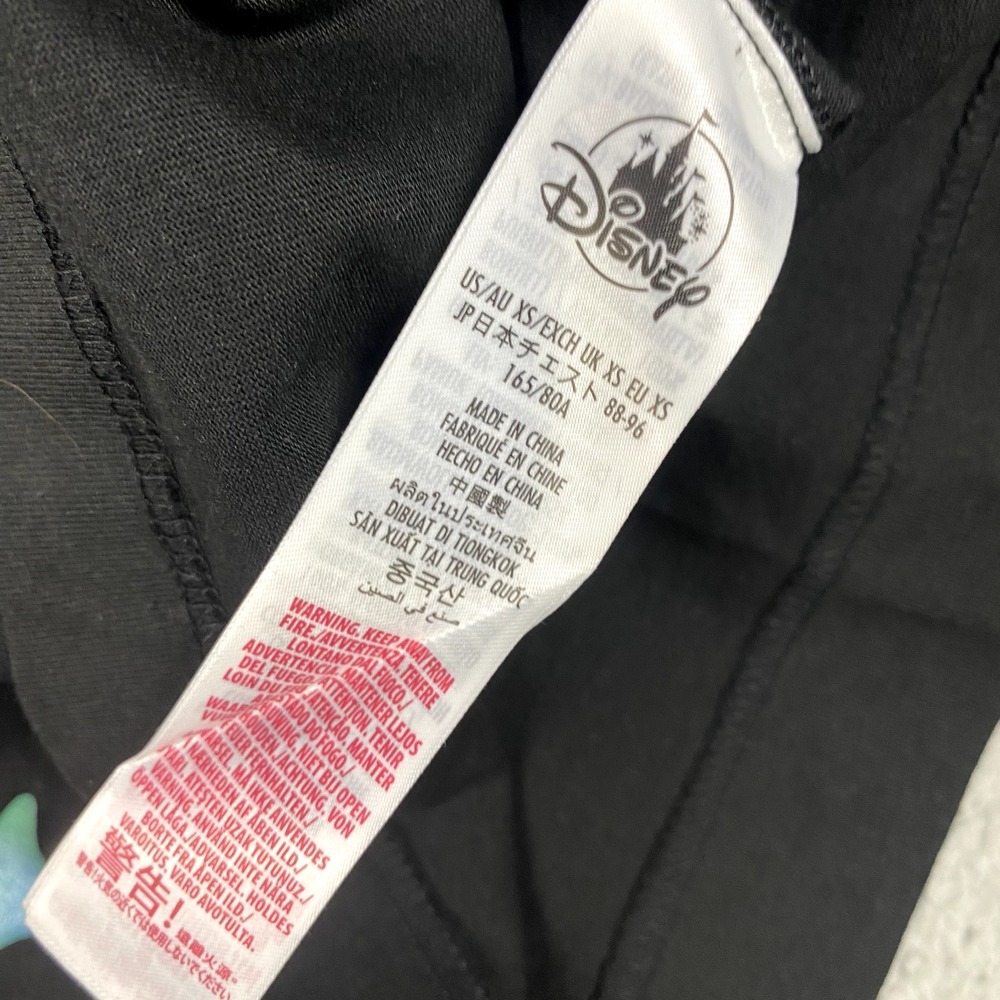 NWT Stitch Spirit Jersey XS Black 626 Celebration Crew Long Sleeve WDW Disney - Picture 15 of 16